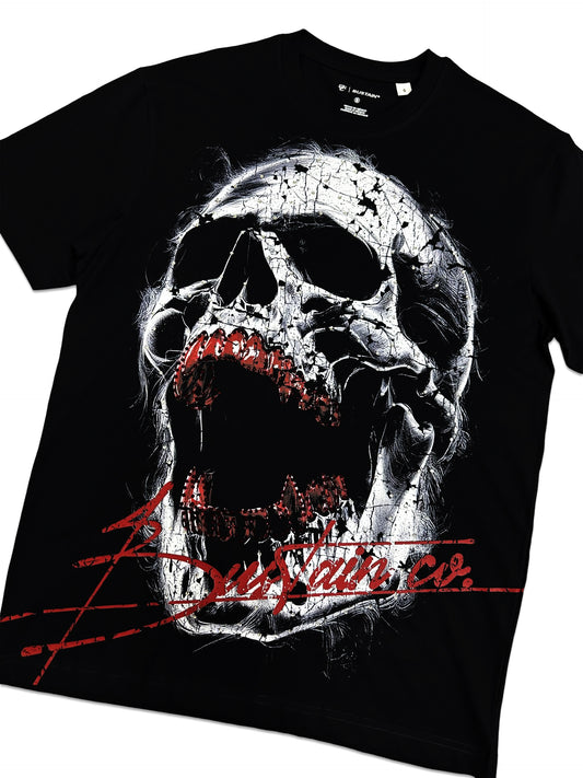 SKULL RED "SEMI OVERSIZE"