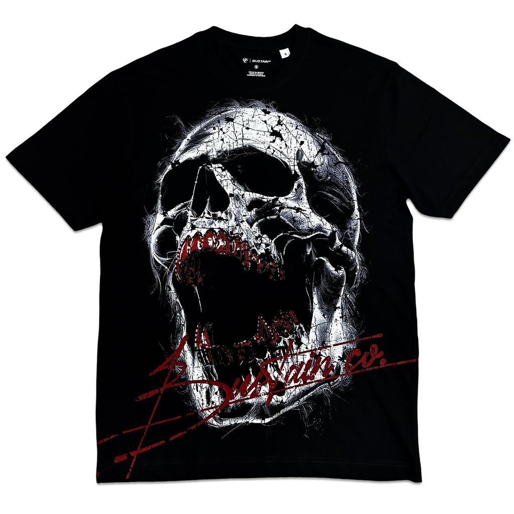 SKULL RED "SEMI OVERSIZE"