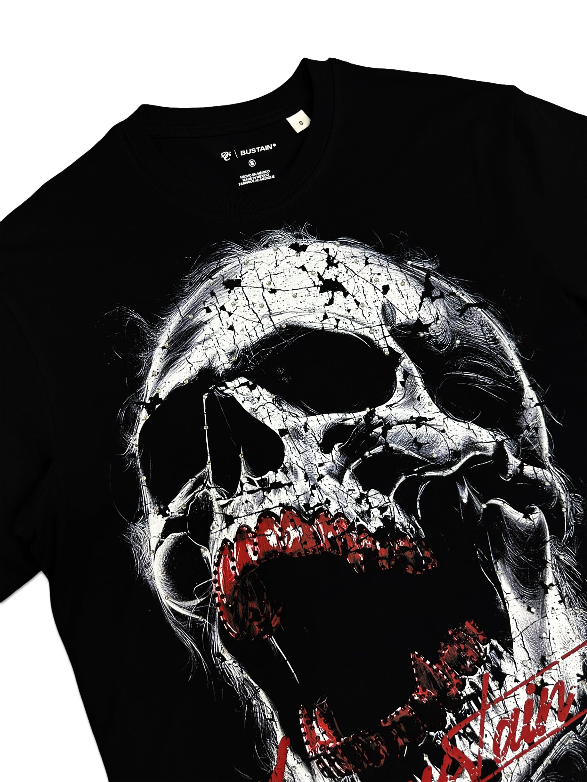 SKULL RED "SEMI OVERSIZE"